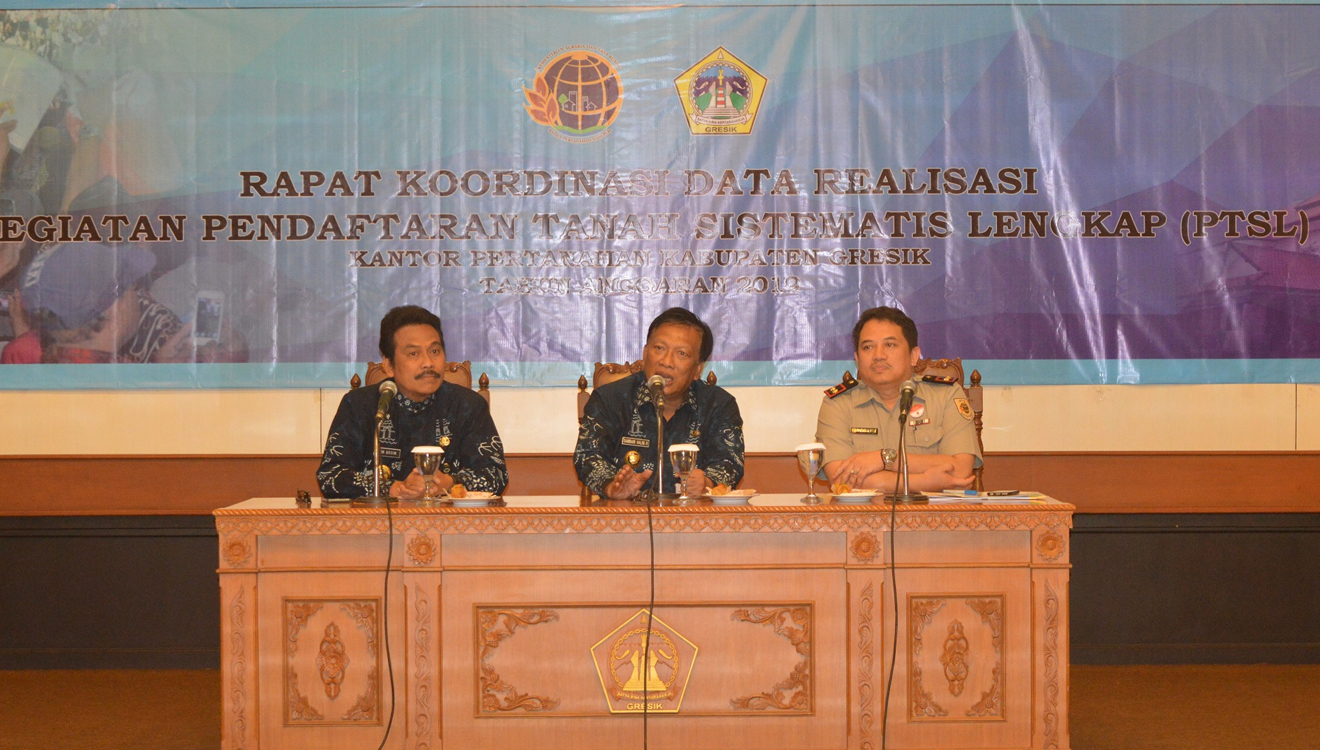 BPN Optimistis Program PTSL di Gresik Berhasil