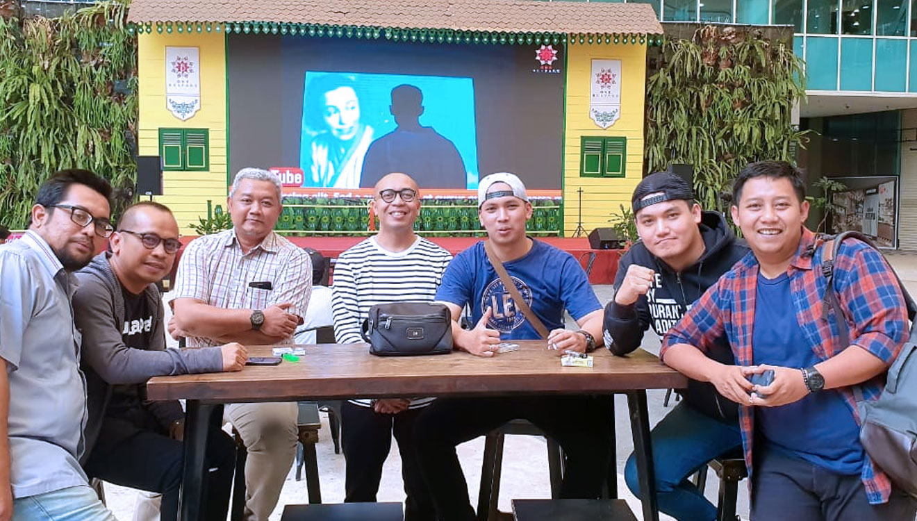 Para founder start up company e-commerce B2B dan B2G Dutabisnis di Jakarta beberapa saat lalu. (foto: times indonesia network)