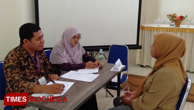 Suasana tes wawancara anggota KIP Malut (Foto: Diskominfosand Malut for TIMES Indonesia)