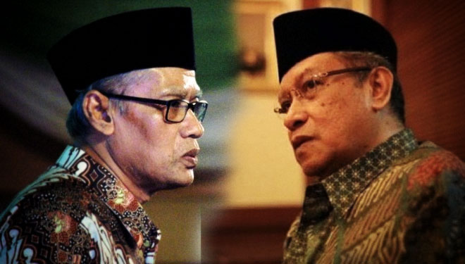 Ketua PP Muhammadiyah, Haedar Nashir dan Ketua Umum PBNU, KH Said Aqil Sirodj (Grafis: TIMES Indonesia)