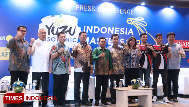 Wali Kota Malang Sutiaji saat menghadiri konferensi pers di Glass House Ritz Carlton, Jakarta. (FOTO: Humas Pemkot Malang for TIMES Indonesia)