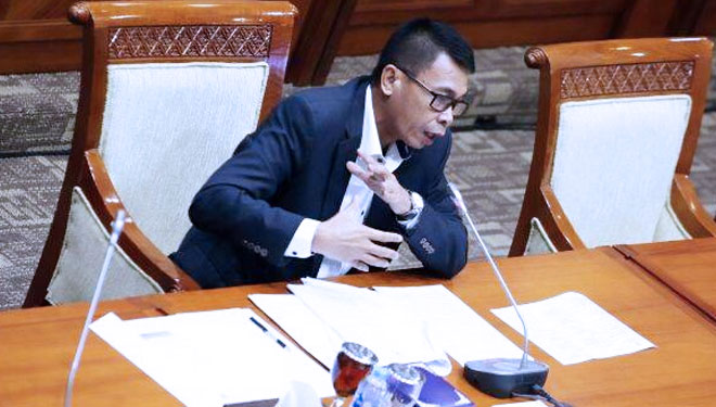 Calon Pimpinan KPK RI, Nawawi Pomolango saat menjalani uji kelayakan dan kepatutan di Komisi III DPR RI, Senayan, Jakarta, Rabu (11/9/2019). (Foto:Istimewa)