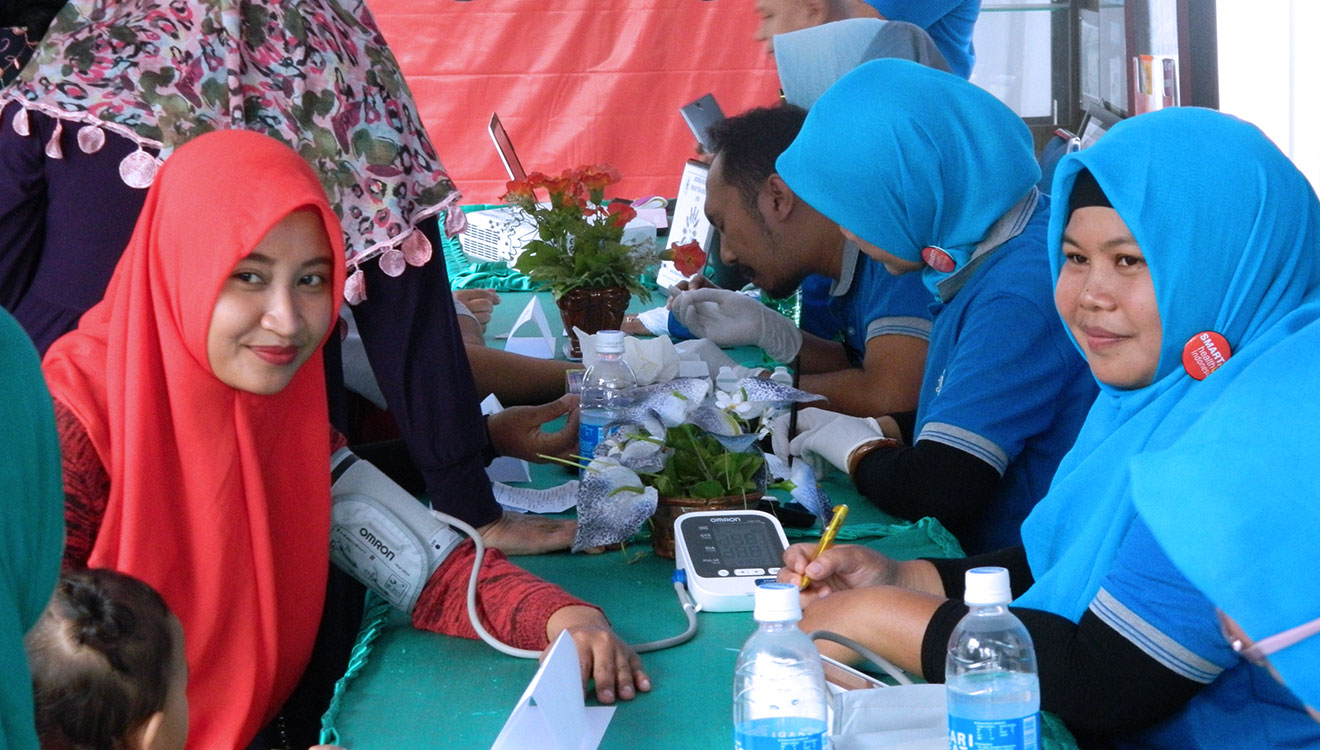 Kegiatan program SMART health. (FOTO: AJP TIMES Indonesia)