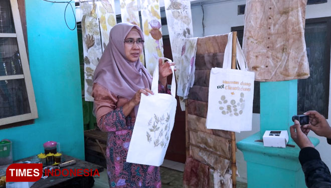 Batik karya ibu rumah tanggal Karangkajen, Brontokusuman, Mergangsan, Kota Yogyakarta. (FOTO: Istimewa/TIMES Indonesia)