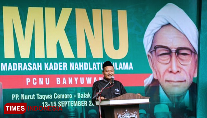 Ketua Tanfidziyah PCNU Banyuwangi, H. Ali Makki Zaini. (FOTO: Erwin Wahyudi / TIMES Indonesia)