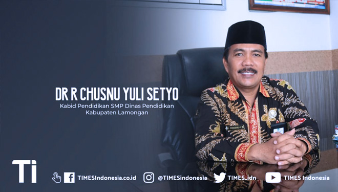 Dr. R. Chusnu Yuli Setyo, Kabid Pendidikan SMP,Dinas Pendidikan Kabupaten Lamongan. (Grafis; TIMES Indonesia)