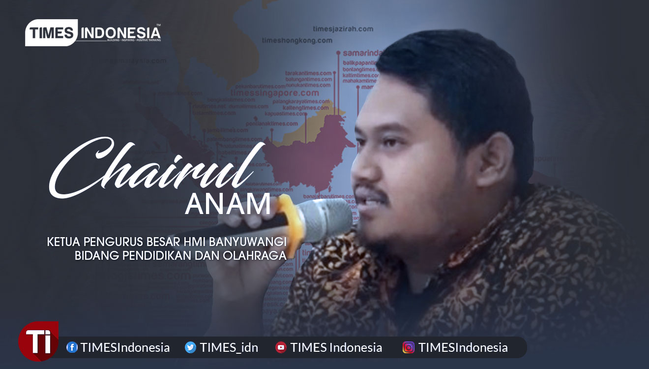 CHAIRUL ANAM, Ketua Pengurus Besar HMI Bidang Pendidikan dan Olahraga. (Foto : Rizki Alfian/TIMES Indonesia)