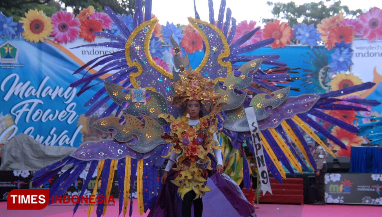Malang Flower Carnival (MFC) 2019. (FOTO: Adhitya Hendra/TIMES Indonesia)