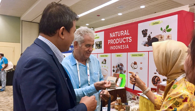 Kementan RI ikut serta dalam Natural Products Expo East (NPEE 2019) yang digelar di Baltimore, Amerika Serikat, 11-14 September 2019. (Foto: Kementan RI For TIMES Indonesia)