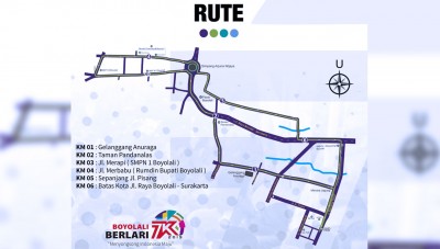 Ribuan Pelari akan Ikut Boyolali Berlari 7K, Ini Rutenya