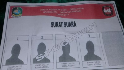 Berpotensi Coblos Gambar Kosong, Panitia Pilkades Ubah Desain Surat Suara