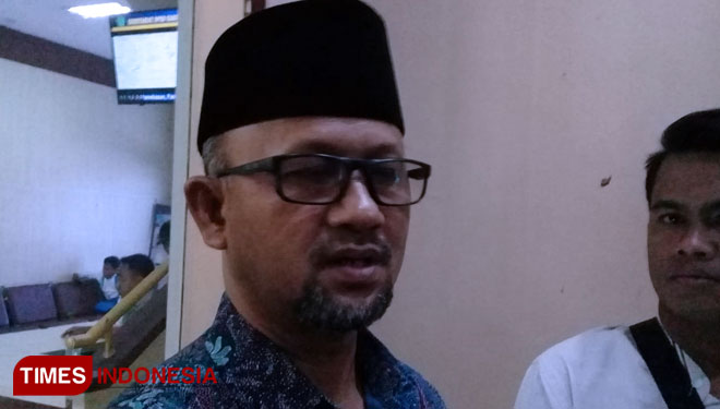 Ketua sementara DPRD Pamekasan, Halili.(Foto: Akhmad Syafi'i/TIMES Indonesia)
