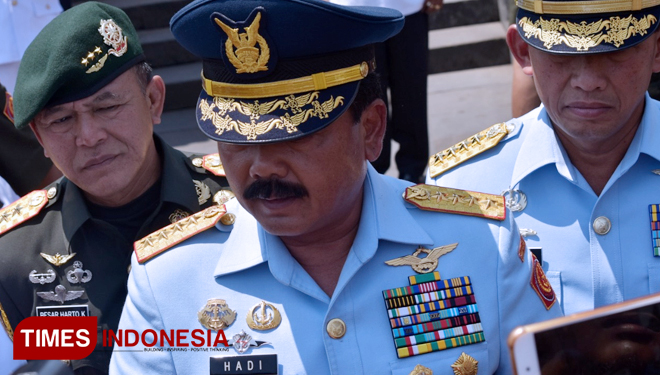 Panglima TNI Marsekal Hadi Tjahjanto. (Foto: Zaenal Arifin/TIMES Indonesia)