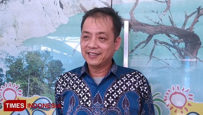 Michael Edy Hariyanto, Ketua DPC Partai Demokrat Banyuwangi. (FOTO: Agung Sedana/TIMES Indonesia)