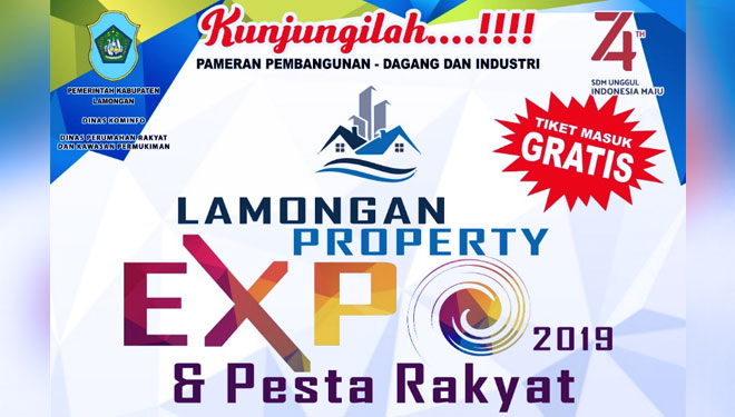 Lamongan Property Expo 2019 dan Pesta Rakyat, akan berlangsung di Lamongan pada 21-28 September 2019. (Foto; Diskominfo for TIMES Indonesia)