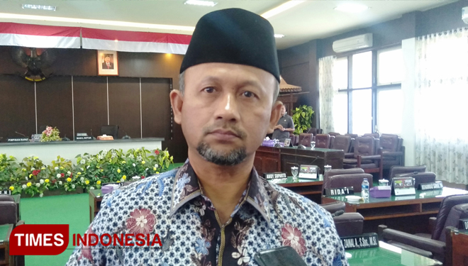 Ketua sementara DPRD Pamekasan Halili Yasin. (Foto: Akhmad Syafi'i/TIMES Indonesia)