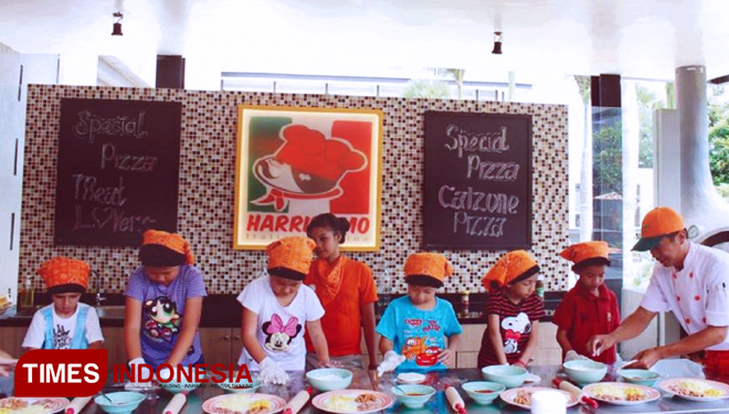 Antusiasme Peserta Pizza Cooking Class. (FOTO: AJP TIMES Indonesia)