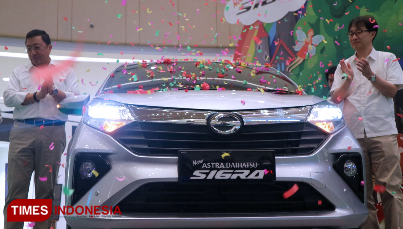 Peluncuran Daihatsu New Sigra di Tunjungan Plaza 6 Surabaya, Kamis (19/9/2019). (Foto: Lely Yuana/TIMES Indonesia)