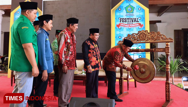Pembukaan Festival Inovasi Pemuda 2019 yang diselenggarakan IPNU Jatim. (Foto: TIMES Indonesia Network)