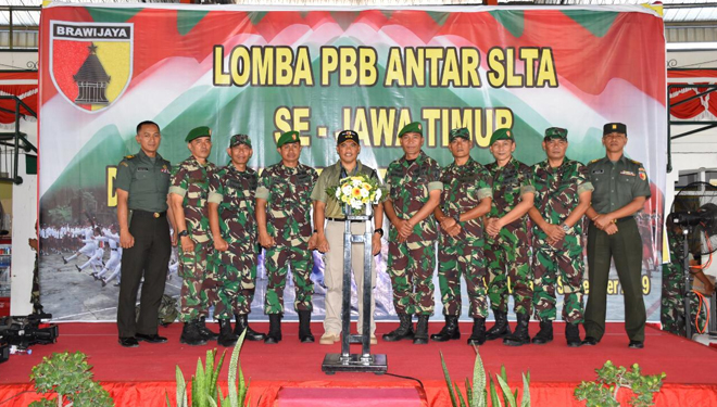 Serbuan Teritorial, Kodam V/Brawijaya Gelar Lomba PBB Tingkat SLTA