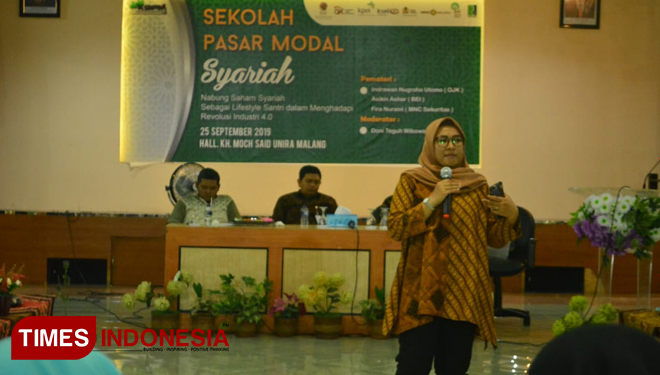 Sekolah Pasar Modal yang diadakan KSPM Unira Malang. (Foto: Unira Malang for TIMES Indonesia)