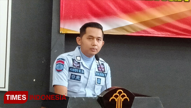 Andi Eko Sutrisno dari Bimbingan Pemasyarakatan dan Perawatan Lapas Kelas II A Jember. (foto: Dody Bayu Prasetyo/TIMES Indonesia)