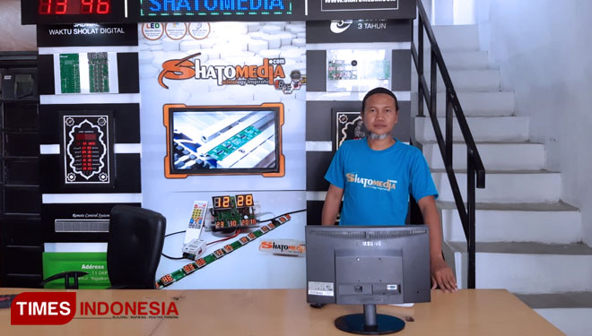 Safiq Rosyad the Director of Shatomedia. (Picture by: Fajar Rianto/TIMES Indonesia)