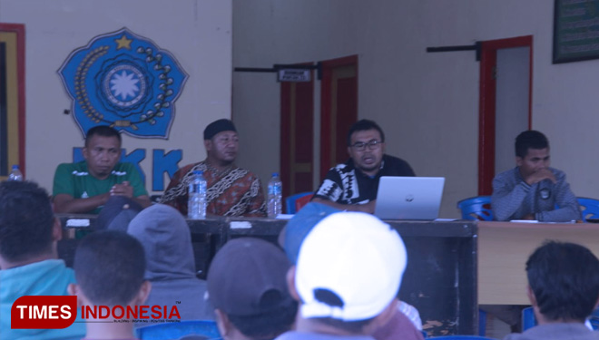 Suasana technical meeting open tournament Haleyora Cup II 2019 (FOTO: Wahyudi Yahya/TIMES Indonesia)