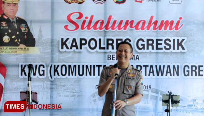 Jabat Kapolres Gresik, AKBP Kusworo Gaungkan Program Nasi Krawu