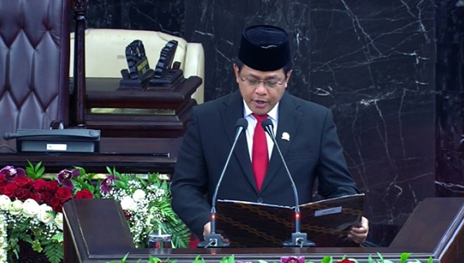 Sidang paripurna pelantikan anggota DPD RI 2019-2024. (FOTO: Istimewa)