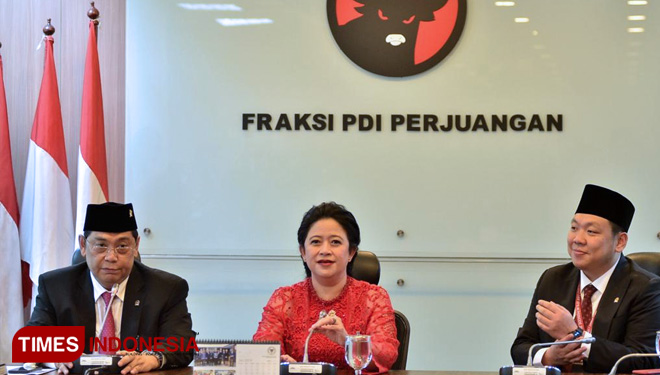 Puan Maharani resmi dilantik sebagai Ketua DPR RI , Selasa, 1 Oktober 2019 (FOTO: TIMES Indonesia)