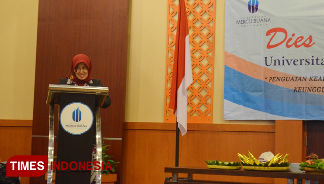 Suasana acara Dies Natalis UMBY. (FOTO: UMBY/TIMES Indonesia)
