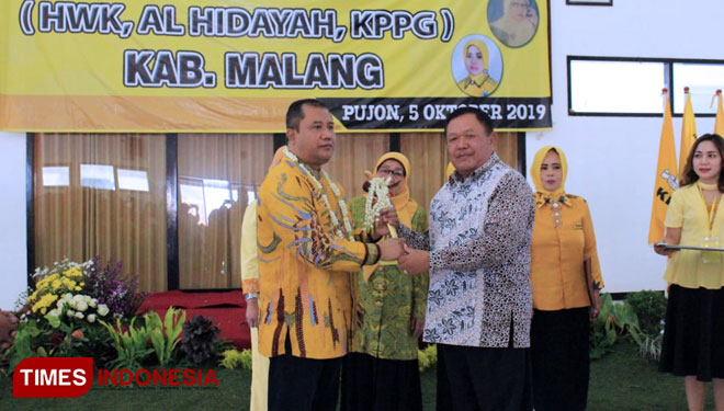 Dukungan terhadap Siadi SH untuk maju sebagai Calon Bupati Malang terus mengalir termasuk dari organisasi sayap Partai Golkar HWK,  Al Hidayah dan KPPG. (FOTO : widodo irianto/TIMES Indonesia)
