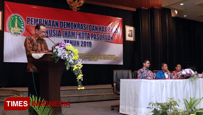 Kegiatan pembinaan demokrasi di Batu. (FOTO: AJP TIMES Indonesia)