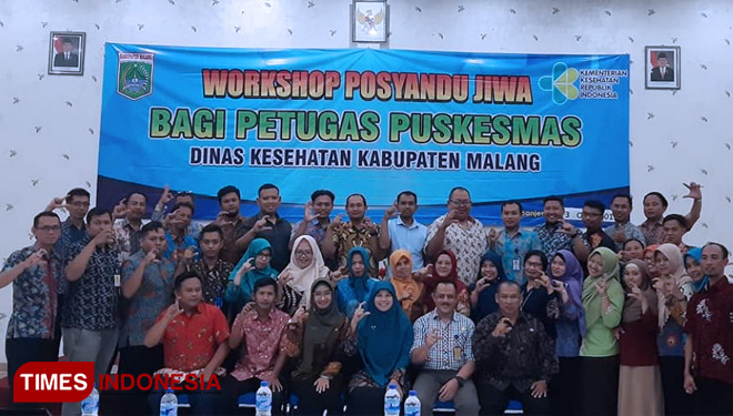 Workshop posyandu jiwa bagi petugas Puskesmas oleh Dinkes Kan.Malang tgl 1 sd 3 oktober 2019. (FOTO: AJP/TIMES Indonesia)