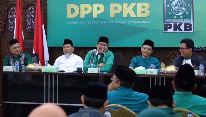 Ketua Umum DPP PKB HA Muhaimin Iskandar saat memimpin rapat di kantor DPP PKB, Jakarta (FOTO: Istimewa)