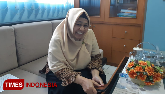 Kepala Balai Pengelolaan Infrastruktur Air Limbah dan Air Minum Perkotaan (PIALAM) Dinas PUP-ESDM DIY, Rosdiana Puji Lestari. (FOTO: Fajar Rianto/TIMES Indonesia)