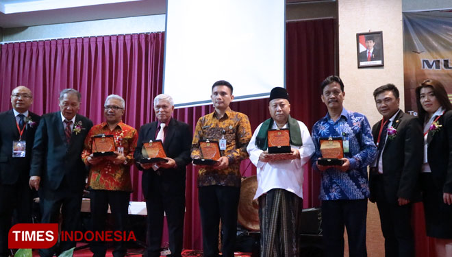 Mukernas GKMI 2019 di Surabaya turut mengundang tokoh agama lintas iman sebagai langkah merajut kembali persatuan dan kesatuan Bangsa, Kamis (10/10/2019) malam. (Foto : Lely Yuana/TIMES Indonesia)
