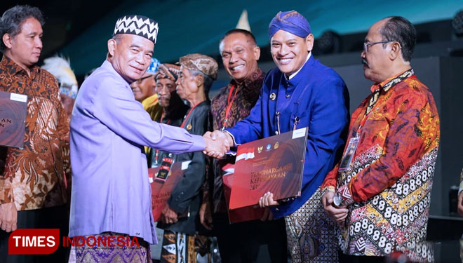 Kota Kediri Terima Penghargaan Anugrah Kebudayaan dan Maestro Seni Tradisi
