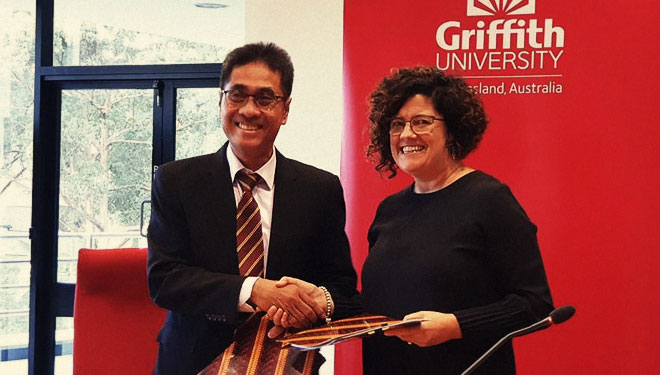 Kementerian LHK RI menjalin kerja sama di bidang lingkungan dan kehutanan dengan Universitas Griffith, Australia. (Foto: istimewa)