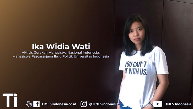 Ika Widia Wati, Aktivis Gerakan Mahasiswa Nasional Indonesia. Mahasiswa Pascasarjana Ilmu Politik Universitas Indonesia