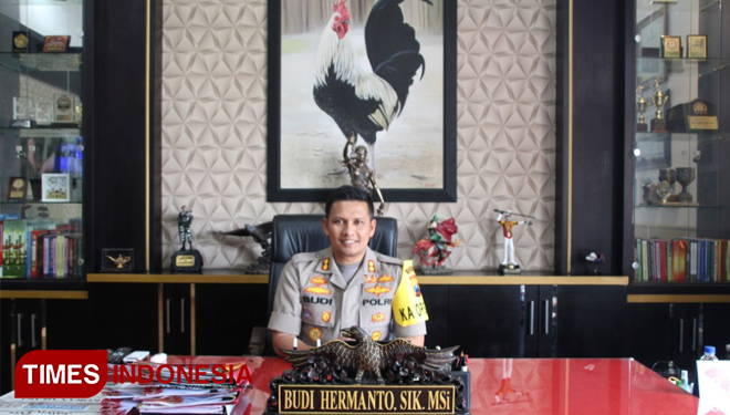 Kapolres Blitar Imbau Calon Kepala Desa Jaga Kondusifitas Pilkades Serentak 2019