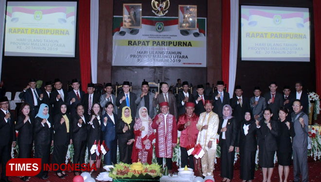Dewan Gelar Rapat Paripurna Istimewa HUT ke-20 Provinsi Maluku Utara