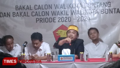 Pilkada Bontang 2020, Agus Haris Daftar Balon Wawali di Gerindra Bontang