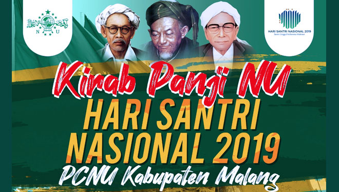 Kirab Panji NU Kabupaten Malang.