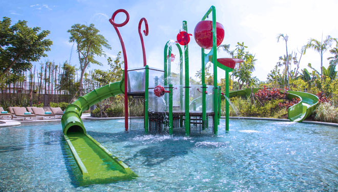 Children pool yang berada di Mövenpick Resort and Spa. (foto: Mövenpick Resort and Spa Bali)