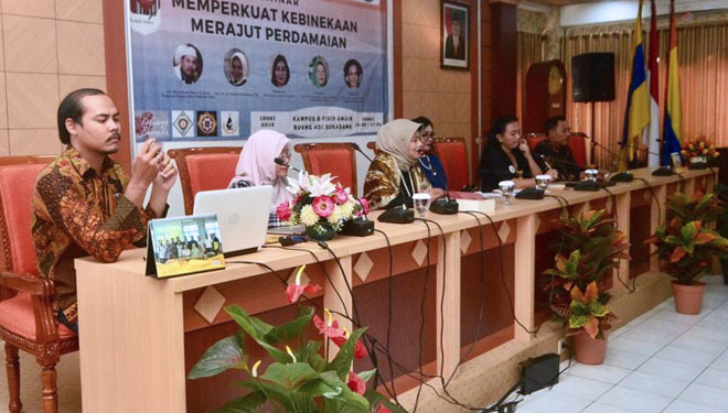 Diskusi ICRP Memperkuat Kebhinekaan Merajut Perdamaian di Kampus B FISIP Universitas Airlangga (Unair) Surabaya, Jumat (18/10/2019). (Foto : Istimewa)