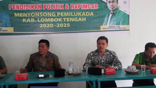 PPP Lombok Tengah gelar Rapimcab dan pendidikan politik, (Foto: tim Media for TIMES Indonesia) 