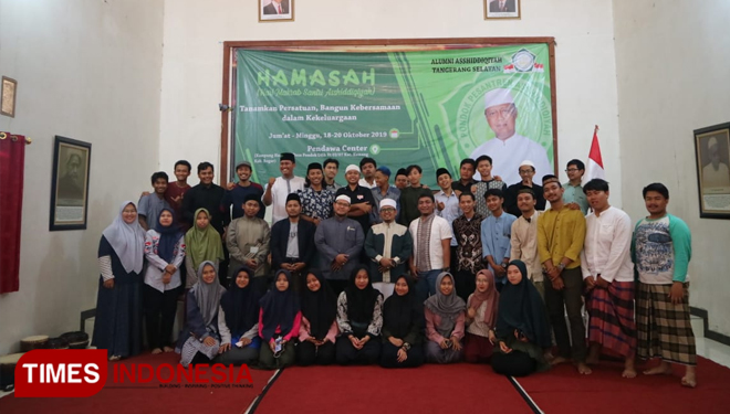 Ikatan Alumni Asshiddiqiyah Tangerang Selatan saat menggelar acara malam keakraban (Makrab)(Fajrul for TIMES Indonesia) 