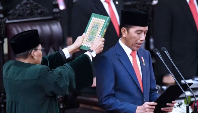 Pidato Perdana Sebagai Presiden 2019-2024, Jokowi Gaungkan Mimpi 1 Abad Indonesia